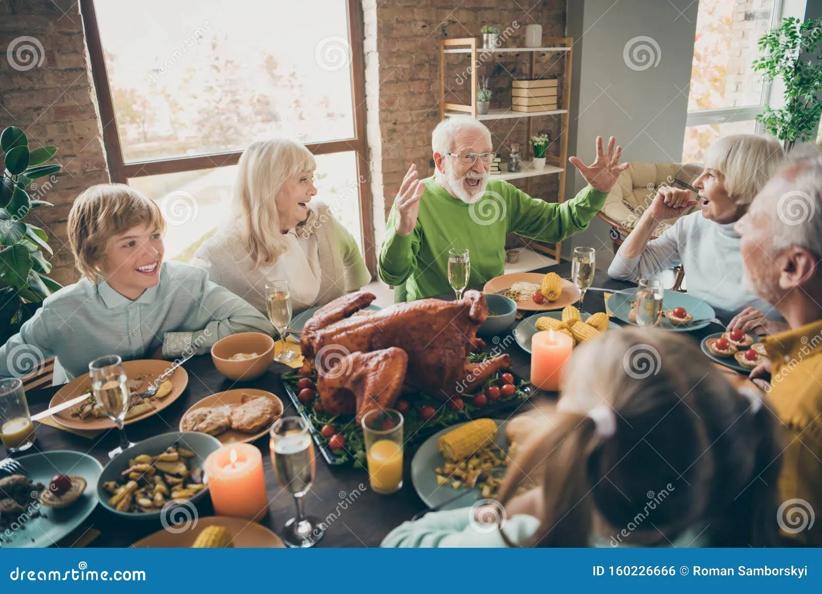 A cozy family gathering